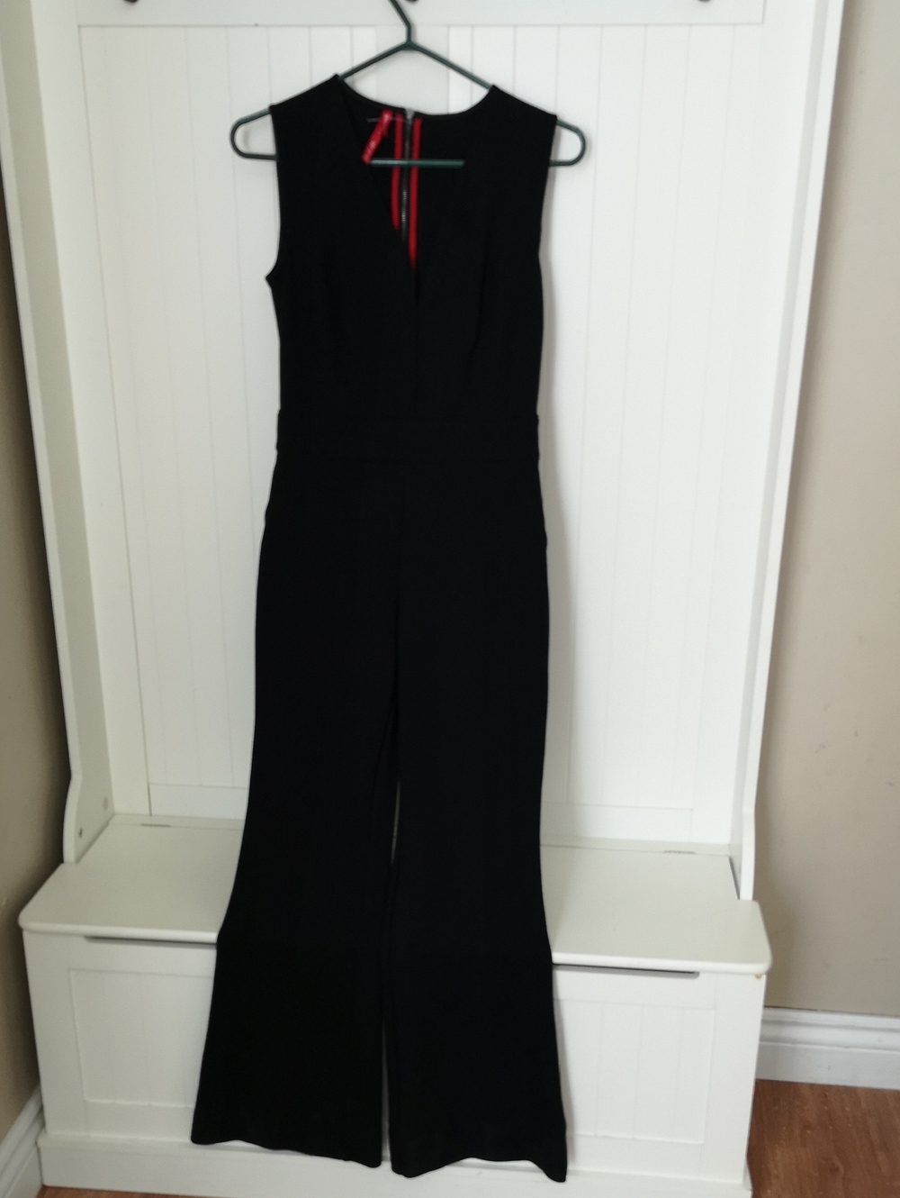 NWOT SPANX One-piece Jumper Black Size Extra Small See Flat-lay Measurements